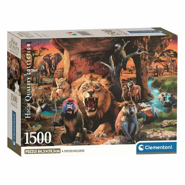 Clementoni Legpuzzel The Tribal Society - 1500st. Lage Kosten