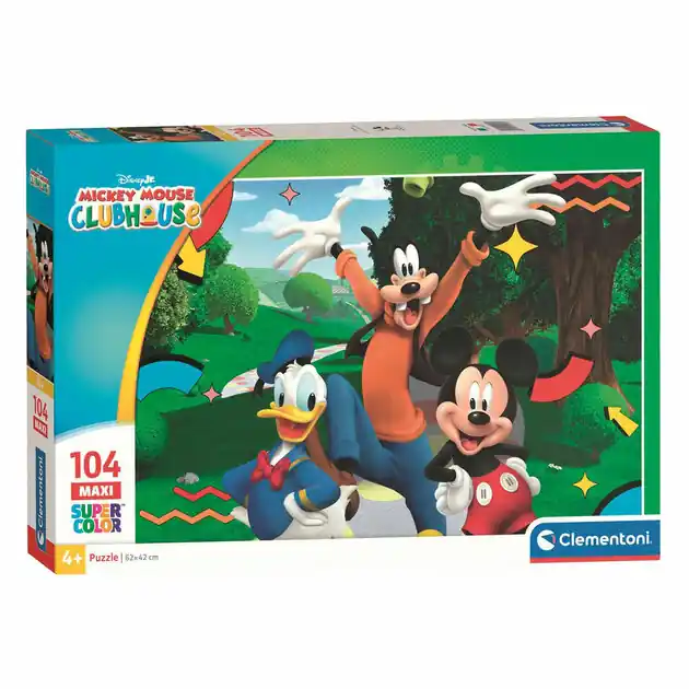 Clementoni Maxi Legpuzzel Mickey Mouse Club House - 104st. Alleen Vandaag