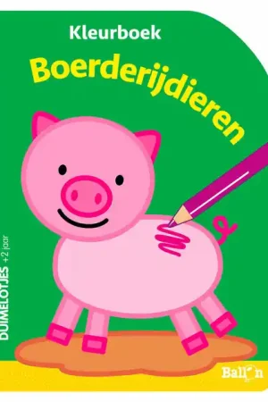Duimelotjes Boerderijdieren Kleurboek Beperkte Voorraad