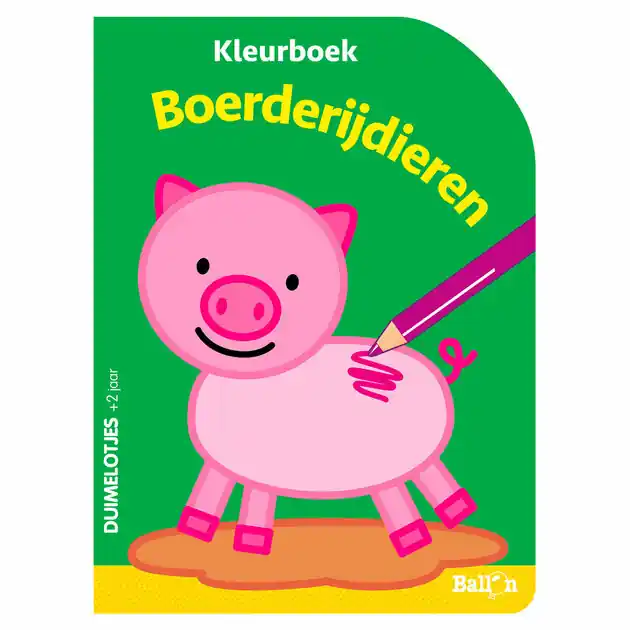 Duimelotjes Boerderijdieren Kleurboek Beperkte Voorraad
