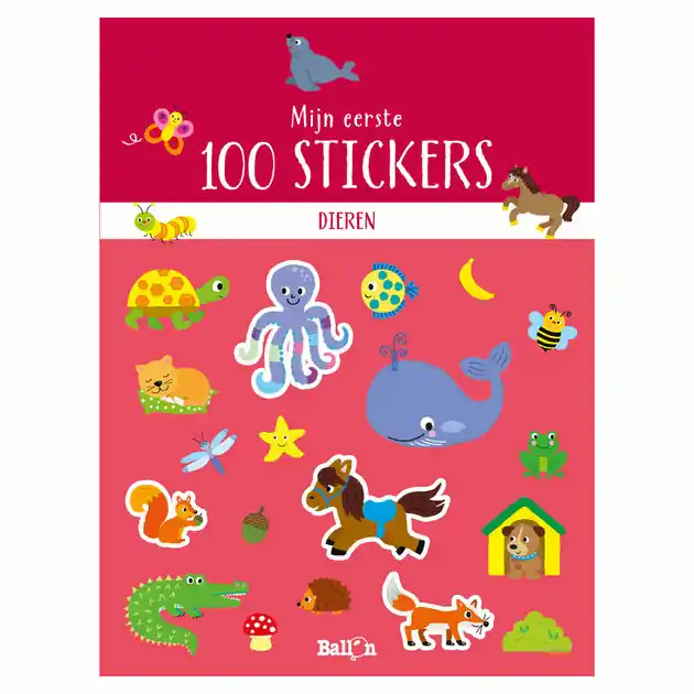 Express Levering Mijn Eerste 100 Stickers - Dieren