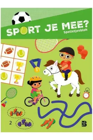 Sport je Mee? Spelletjesblok Gecertificeerd