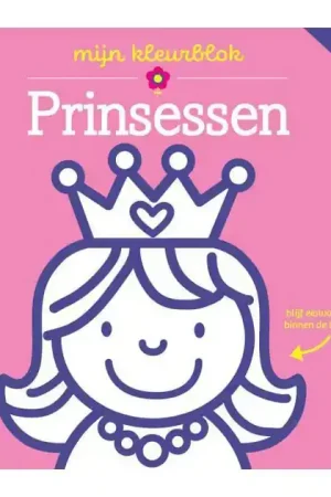 Kleurblok Junior - Prinsessen Dikke Lijnen 3+ Koop Online