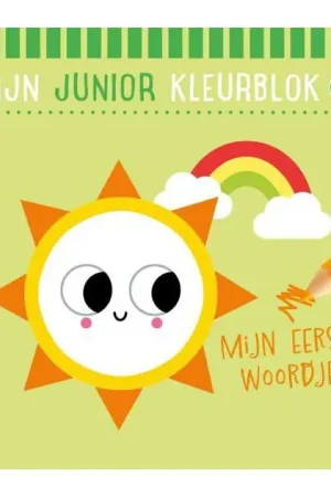 Merkproduct Mijn Junior Kleurblok - Mijn Eerste Woordjes 2+
