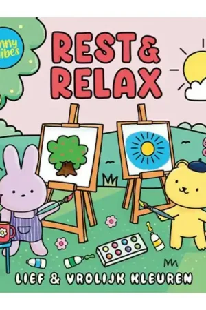 Kleurboek Sunny vibes - Rest & relax Actieprijs