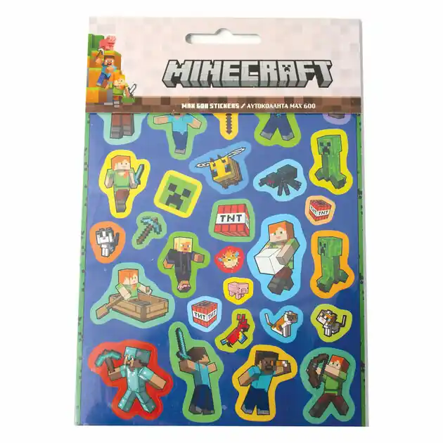 Minecraft Stickerboekje - 600 Stickers Tijdelijk Beschikbaar