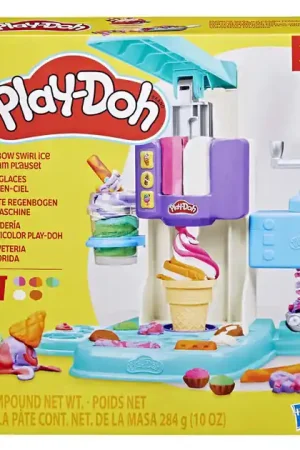 Play-Doh Regenboog Softijs Speelset - 5 Kleipotjes Superprijs