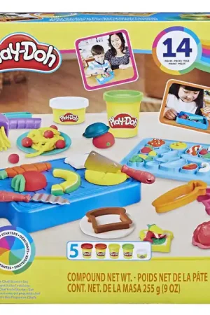Play-Doh Kleine Chef Start Set - 4 Kleipotjes Weekendaanbieding