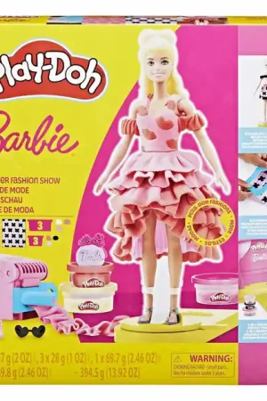 Actieprijs Play-Doh Barbie Designer Fashion Show - 6 Kleipotjes