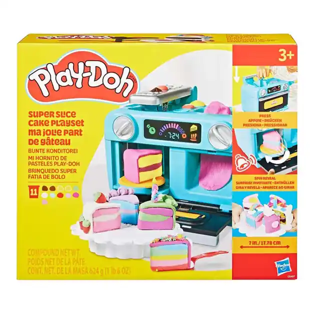 Beperkt Aanbod Play-Doh Laagjestaart - 11 Kleipotjes