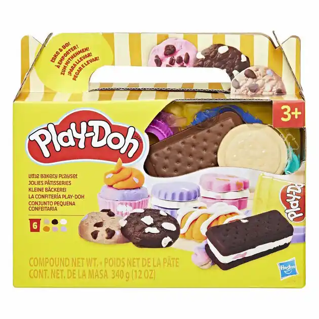 Rechtstreeks Van De Fabrikant Play-Doh Kleine Bakkerij - 6 Kleipotjes