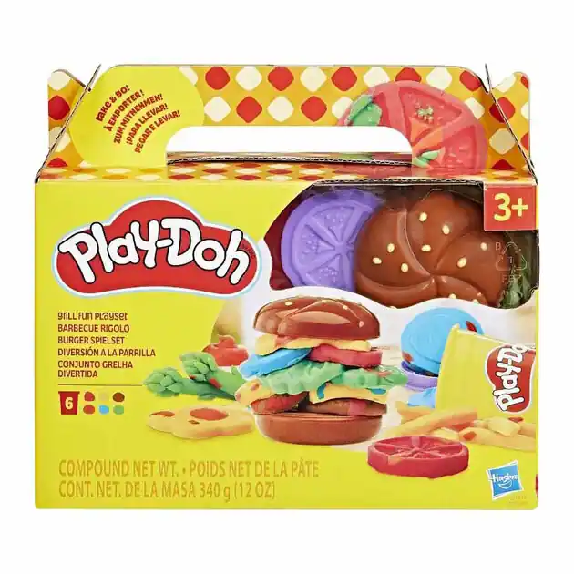 Play-Doh Grillplezier - 6 Kleipotjes Koopje