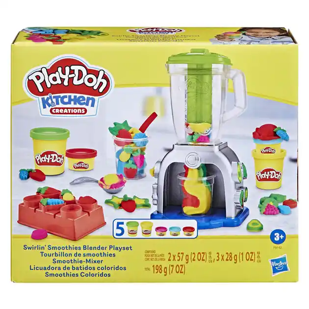 Play-Doh Swirlin' Smoothies Blender - 5 Kleipotjes Korting