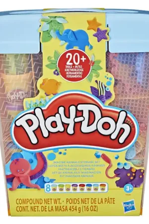 Lage Prijs Play-Doh Fantasiedieren Opbergset - 8 Kleipotjes