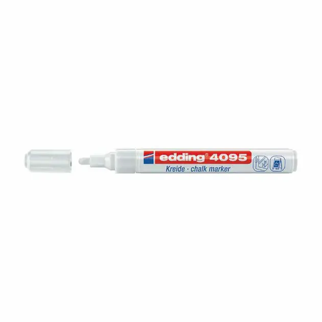 Beperkt Aanbod Krijtstift Edding Wit, 2st.