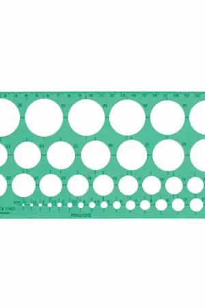 Cirkelsjabloon Groen, 39 Cirkels Uitverkoop