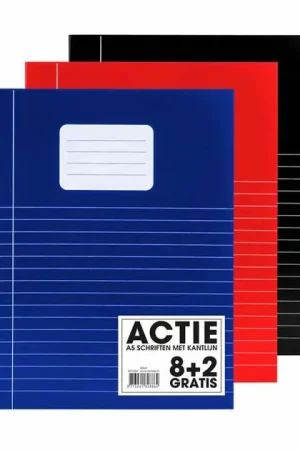Lage Kosten Schrift SOHO Basic A5 Lijn 80 Pagina's 8+2