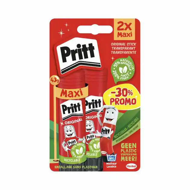Superprijs Lijmstift Pritt Stick Original 43gr, 2st.