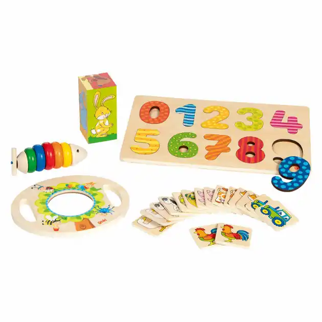 Goki Houten Geschenkset - 5dlg. Actieprijs