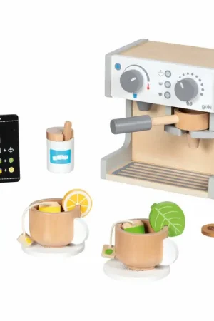 Goki Houten Koffie- en Thee Machine - 16dlg. Beperkt Aanbod