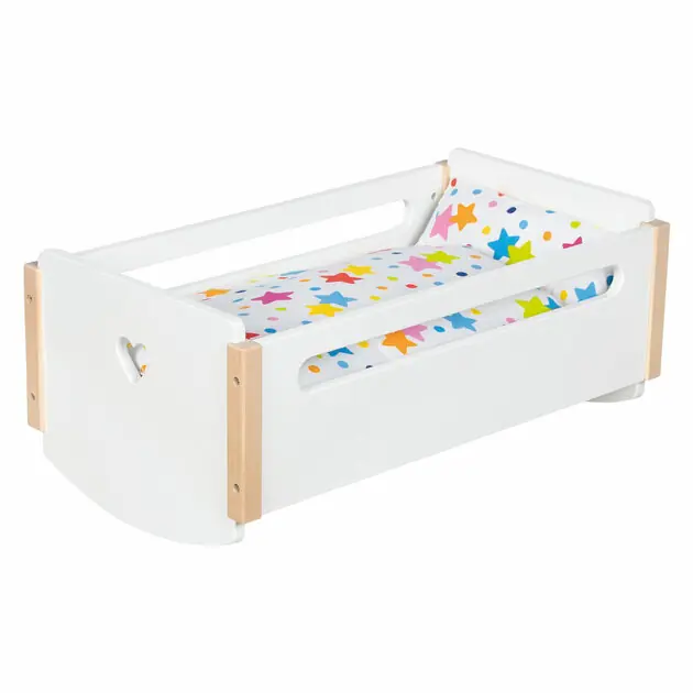 Goki Houten Poppenwiegje Direct Beschikbaar