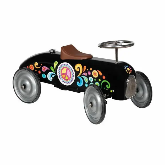 Snelle Levering Goki Metalen Loopauto Zwart