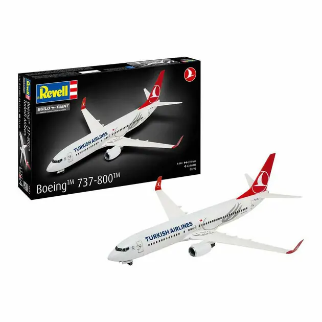 Koopje Revell Modelbouwpakket - Boeing 737-800 Turkish Airlines 1:144 - 63dlg.