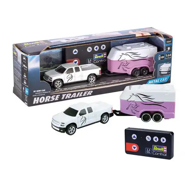 Gratis Retour Revell RC 2,4GHz Afstandbestuurbare Paardentrailer 1:64