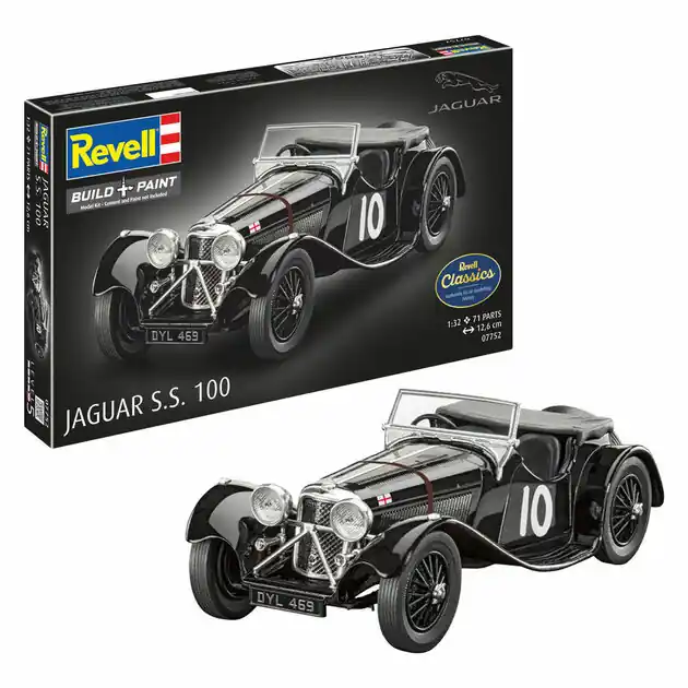 Revell Modelbouwpakket Jaguar SS 100 1:32 - 71dlg. Koop Online