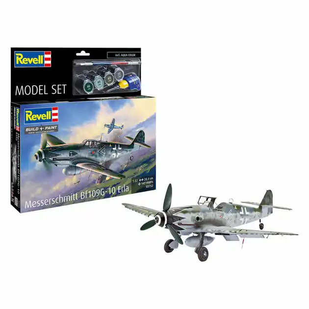 Fabrieksprijs Revell Modelbouwpakket Model Set Messerschmitt Bf109G-10 Erla 1:32 - 147dlg.