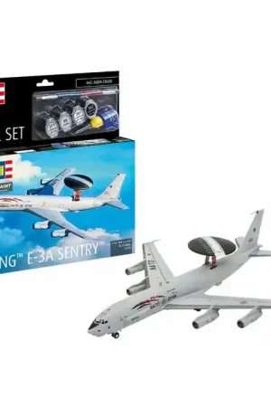 Weekendaanbieding Revell Modelbouwpakket Model Set Boeing E-3A 1:144 - 77dlg.