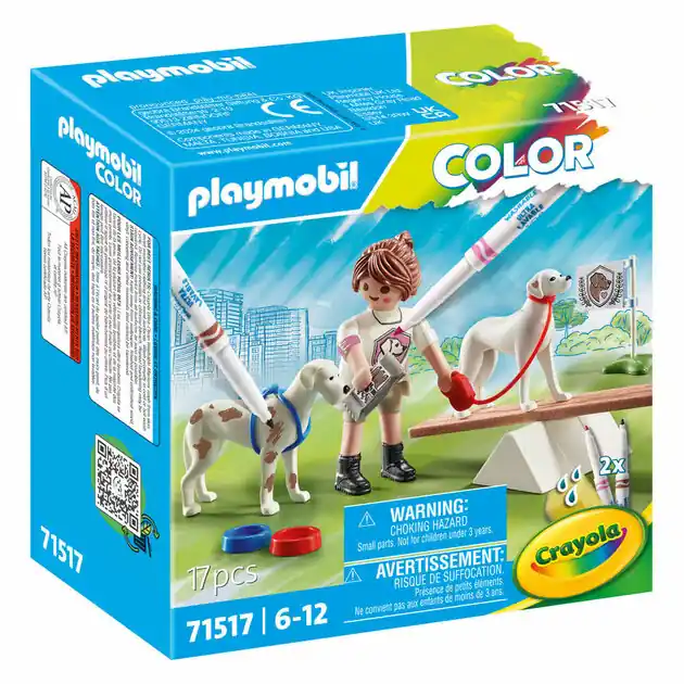 Laatste Versie Playmobil Color Hondentraining - 71517
