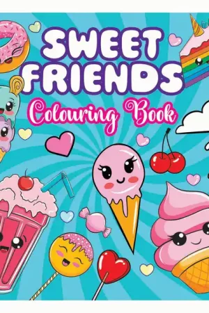 Sweet Friends Kleurboek - 96pag. Populair