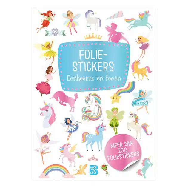 Foliestickers Eenhoorns en Feeen (> 200 stickers) Speciale Aanbieding