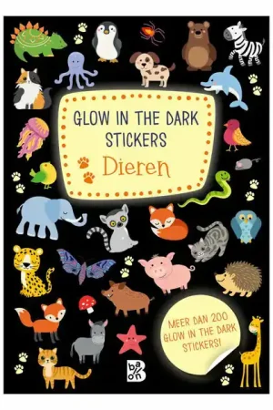 Koopje Glow in the Dark Stickers Dieren
