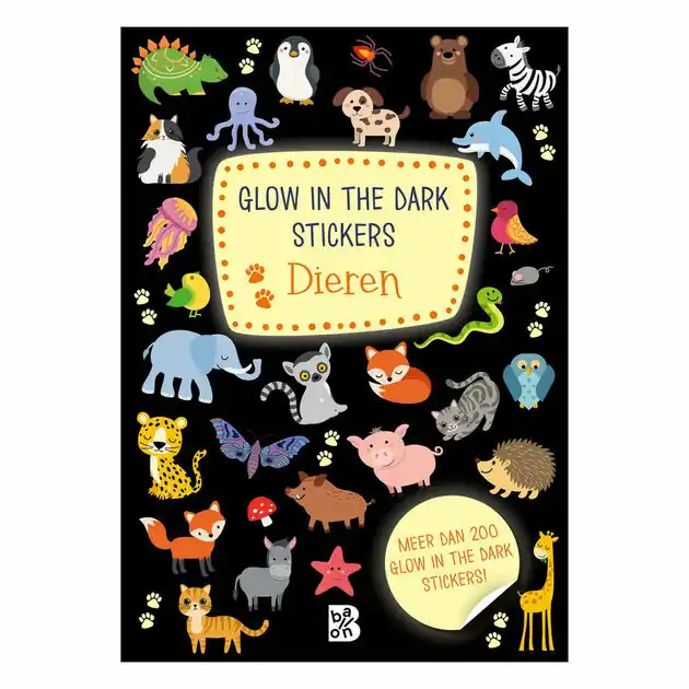 Koopje Glow in the Dark Stickers Dieren