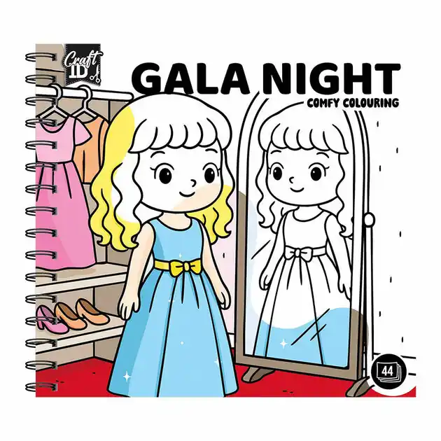 Kleurboek Cute & Comfy - Gala Night Merkproduct