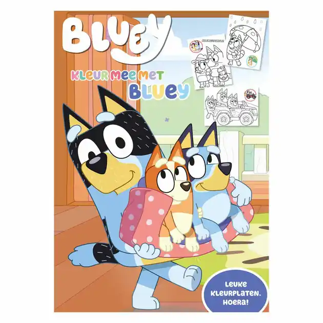Kleur mee met Bluey Merkproduct