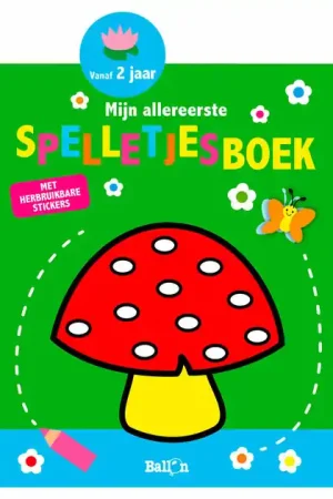 Korting Mijn Allereerste Spelletjesboek - Paddenstoel