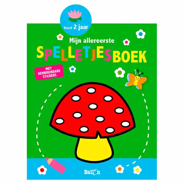 Korting Mijn Allereerste Spelletjesboek - Paddenstoel