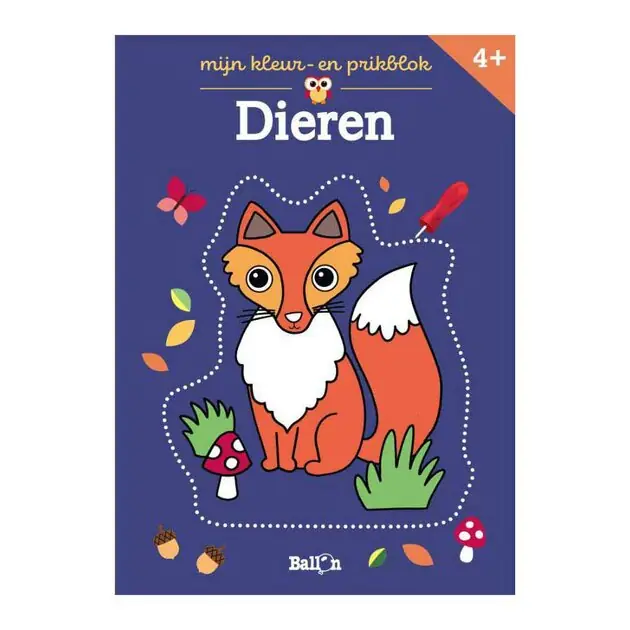 Uitverkoop Mijn Kleur en Prikblok - Dieren