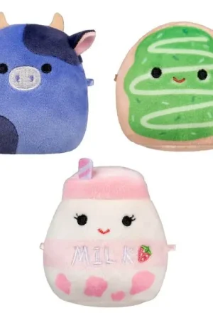 Squishmallows Knuffel Pluche - Micromallows Ingred, Amelie, Daisuke - 3dlg. Beperkt Aanbod