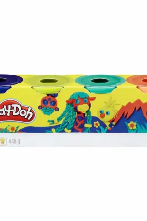 Bestel Nu Play-Doh 4-Pack (Wilde Kleuren)