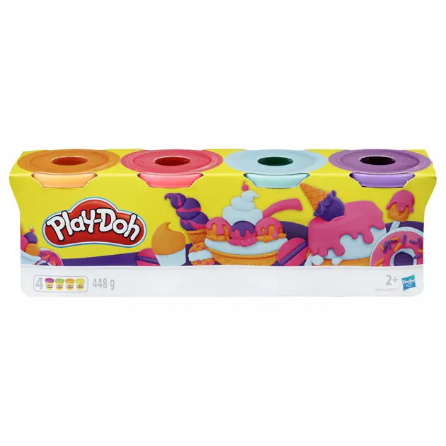 Alleen Vandaag Play-Doh 4-Pack (Zoete Kleuren)