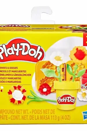 Lage Kosten Play-Doh Lil Flowers Zonnebloemen en Madeliefjes - 2 Kleipotjes