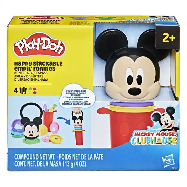 Nieuw Play-Doh Disney Junior Stapelbaar Kleiset - 4 Kleuren Klei