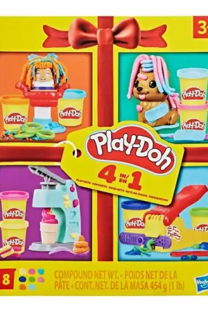Play-Doh Mini Classic Bundel - 4in1 Speelset - 8 Kleipotjes Finale Uitverkoop