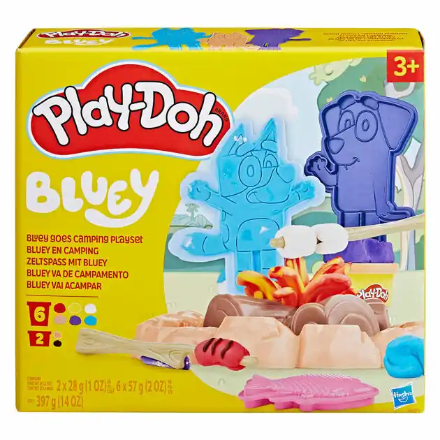 Play-Doh Bluey Gaat Kamperen Speel Set - 6 Kleipotjes Koopje