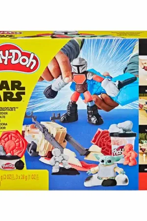 Rechtstreeks Van De Fabrikant Play-Doh Star Wars the Mandelorian Speeder - 3 Kleipotjes
