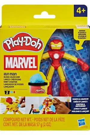 Beperkt Aanbod Play-Doh Marvel Iron Man Blast Launcher - 2 Kleipotjes